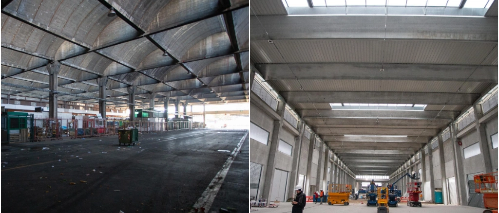Visita nel cantiere del padiglione Ortofrutta 1 che verrà inaugurato ad aprile 2024, primo passo del mega complesso che rivoluzionerà tutta l’area. Spada (Assolombarda): “Sarà un polo di attrazione per aziende italiane e internazionali della filiera”