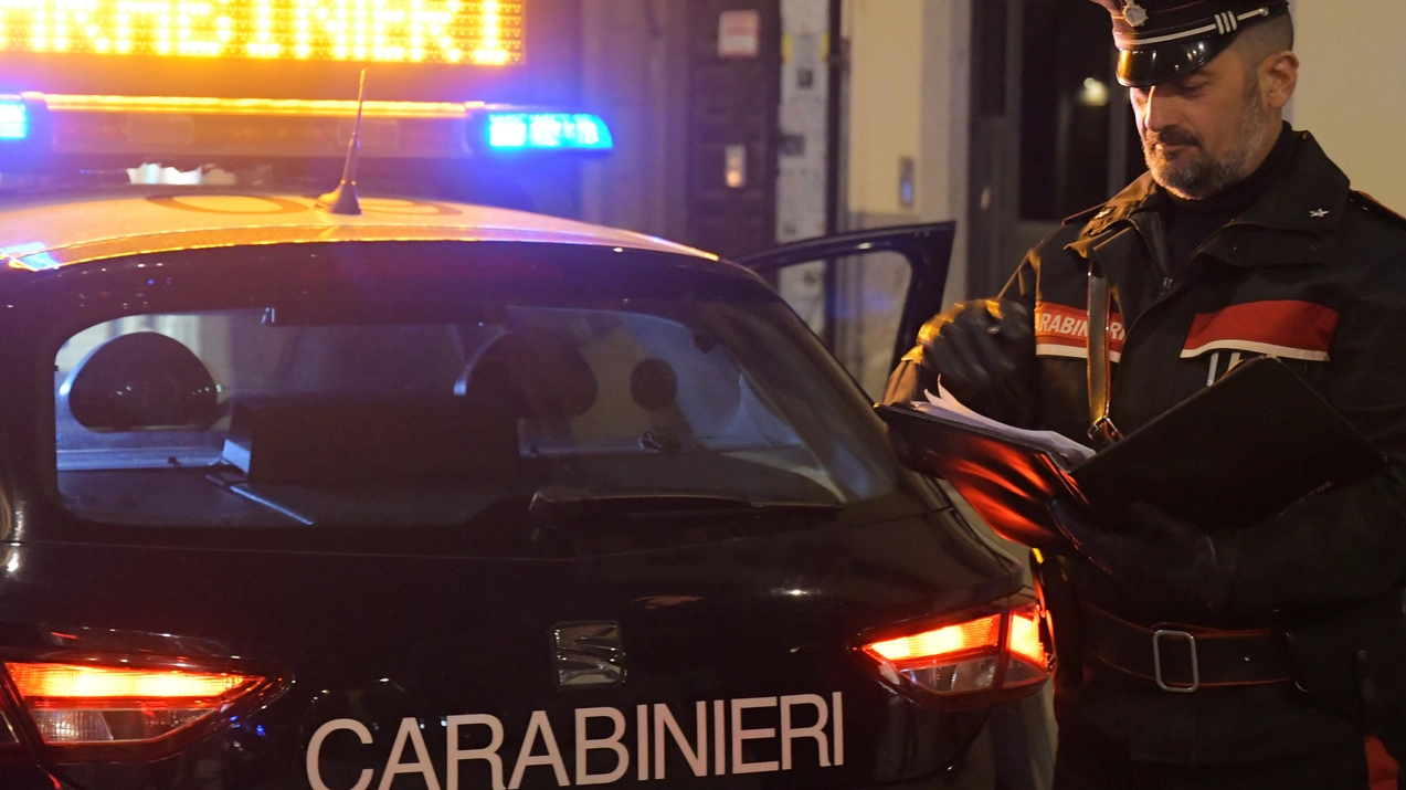 L'intervento dei carabinieri (Archivio)