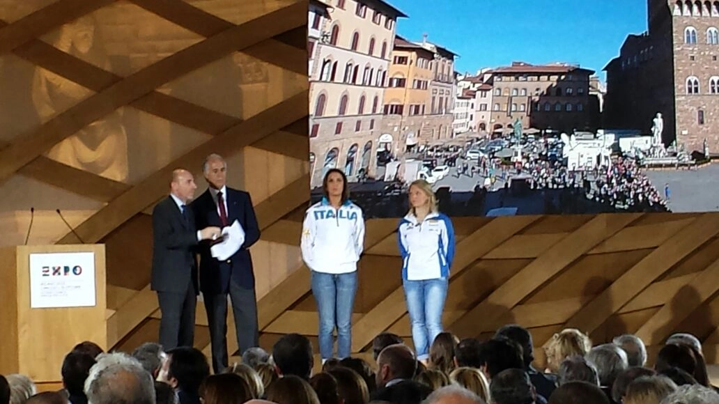 Arianna Fontana, l'atleta valtellinese a Firenze per il convegno su Expo 