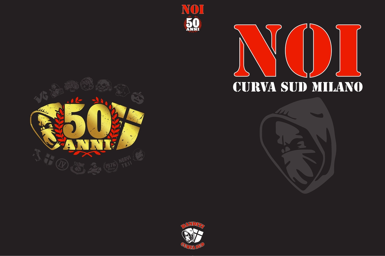 La copertina del volume (Curva Sud Milano)