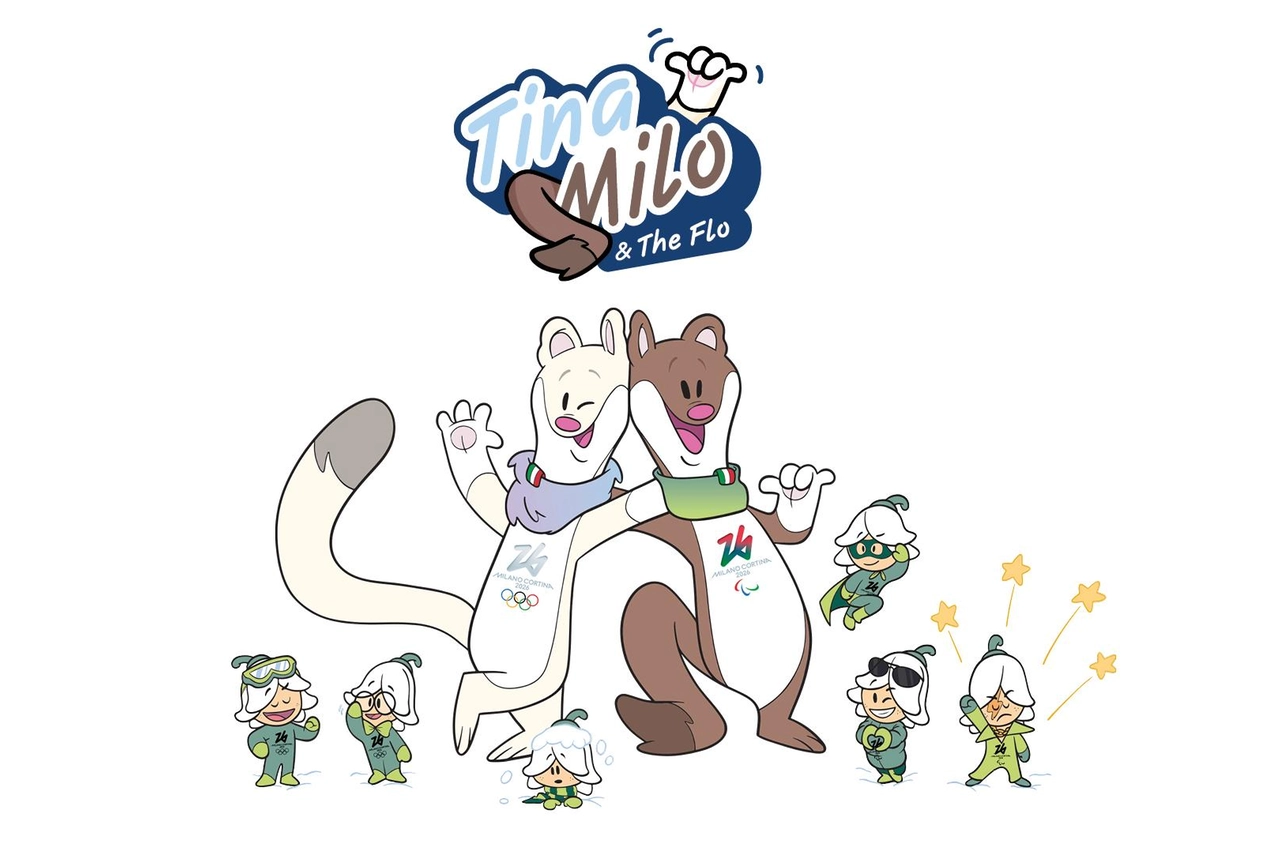Tina e Milo, le mascottes dei Giochi Olimpici Milano-Cortina 2026