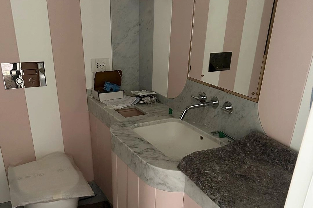 Il bagno della piccola Vittoria