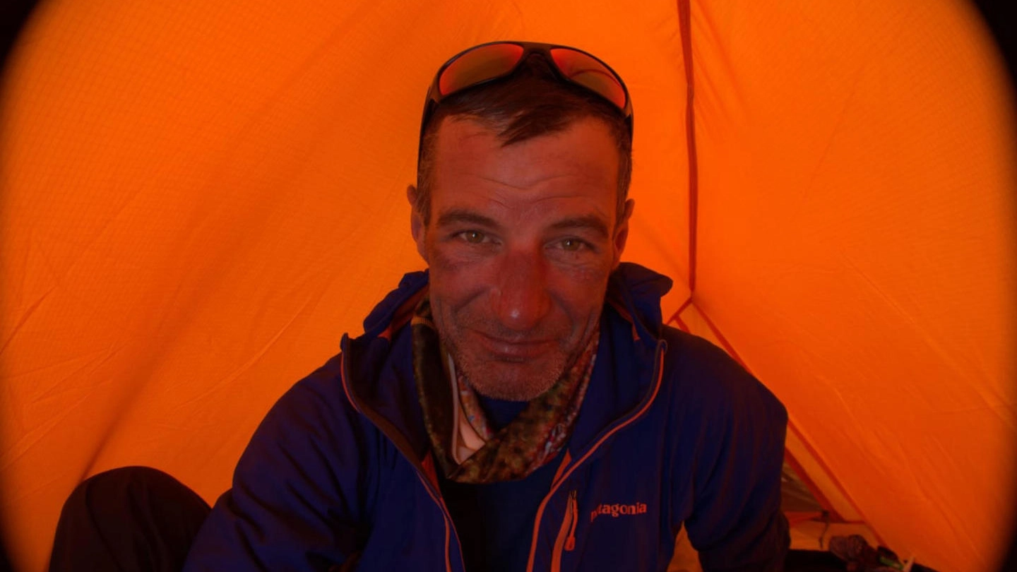 L'alpinista Giampaolo Corona