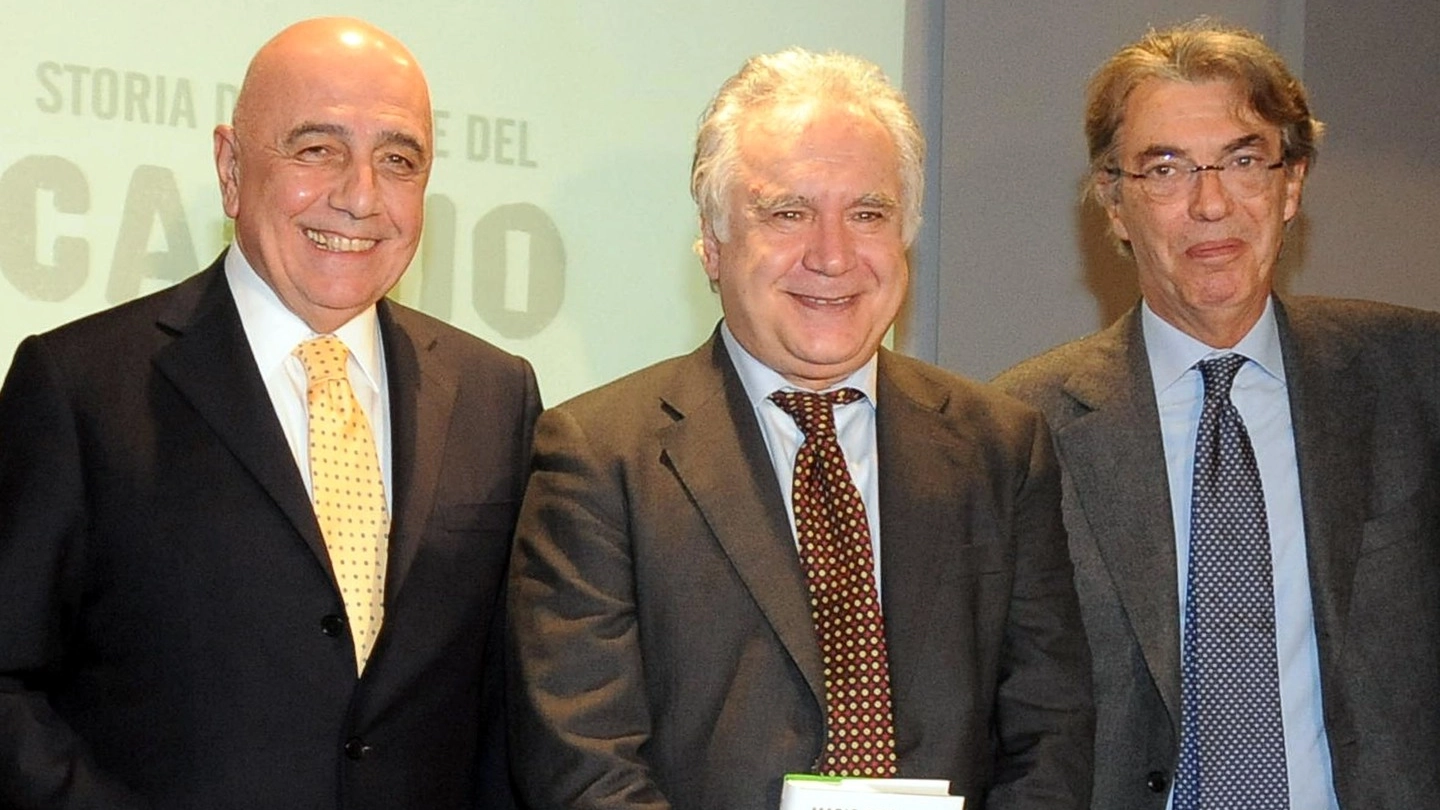 Adriano Galliani, Mario Sconcerti e Massimo Moratti