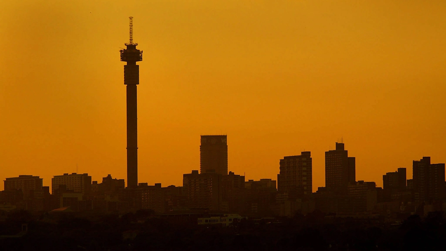 Lo skyline di Johannesburg
