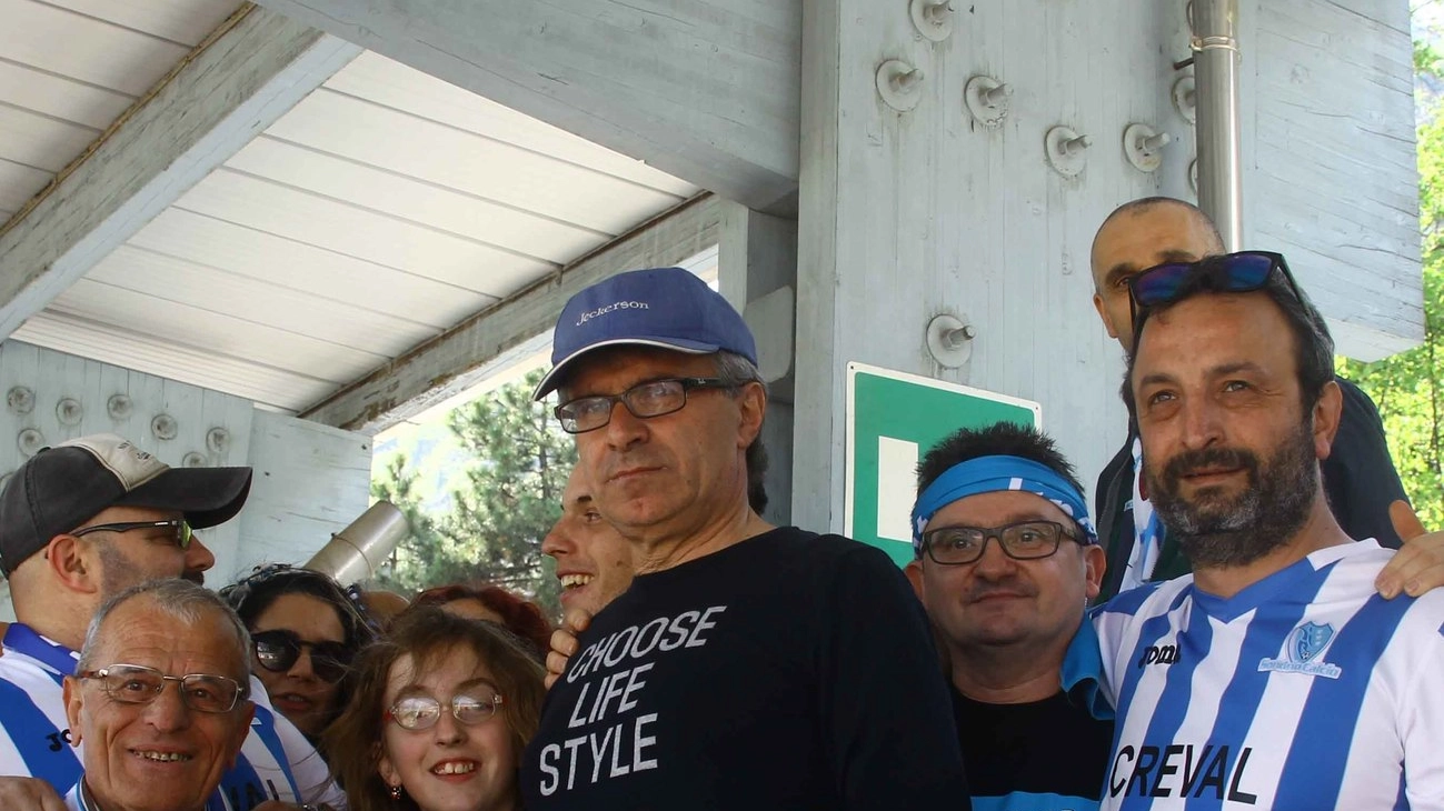 Il presidente del Sondrio calcio Oriano Mostacchi Il presidente del Sondrio calcio Oriano Mostacchi