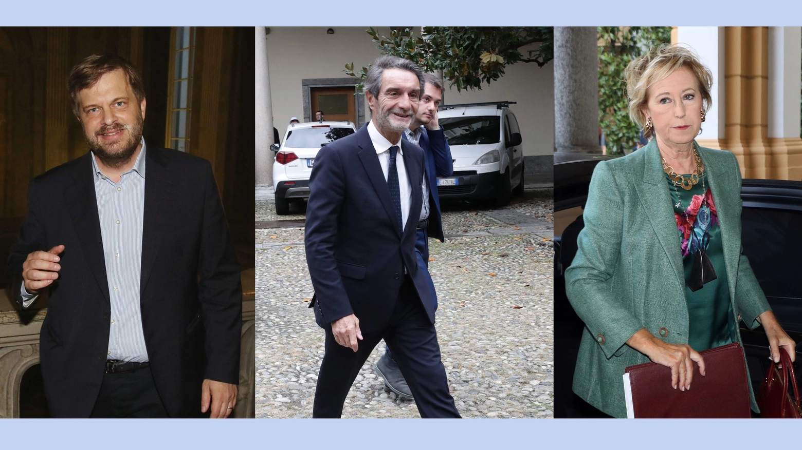 Majorino, Fontana e Moratti