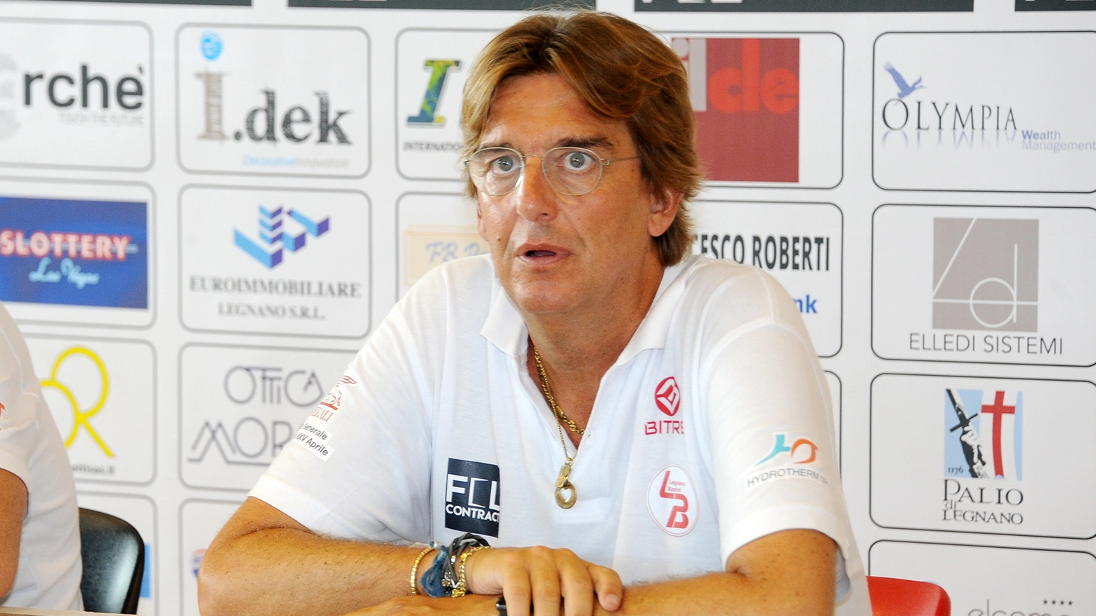 Il presidente del Legnano Basket Marco Tajana