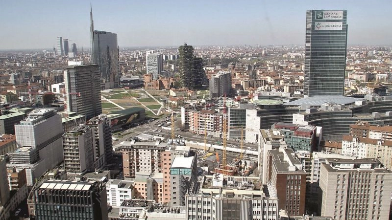 Milano vista dall'alto 