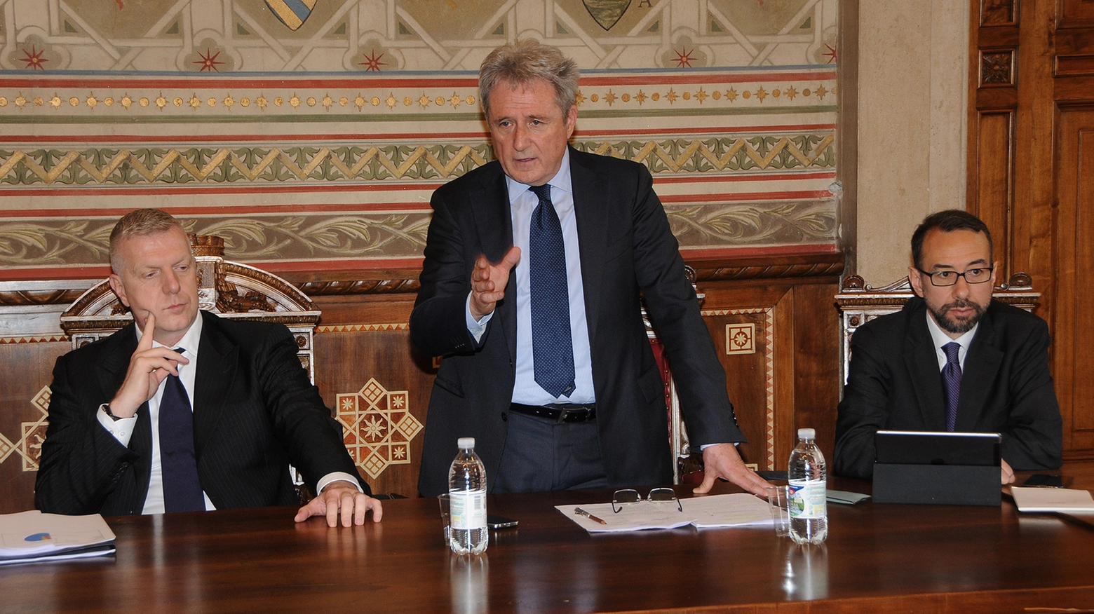 Alberto Presezzi e il commissario Andrea Lolli