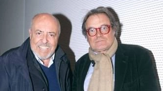 Elio Fiorucci insieme a Oliviero Toscani