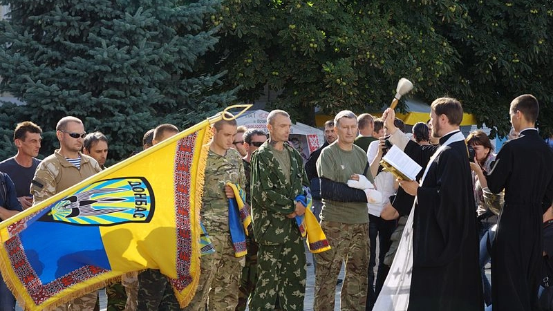 Consacrazione delle bandiere del Donbass - Wikimedia