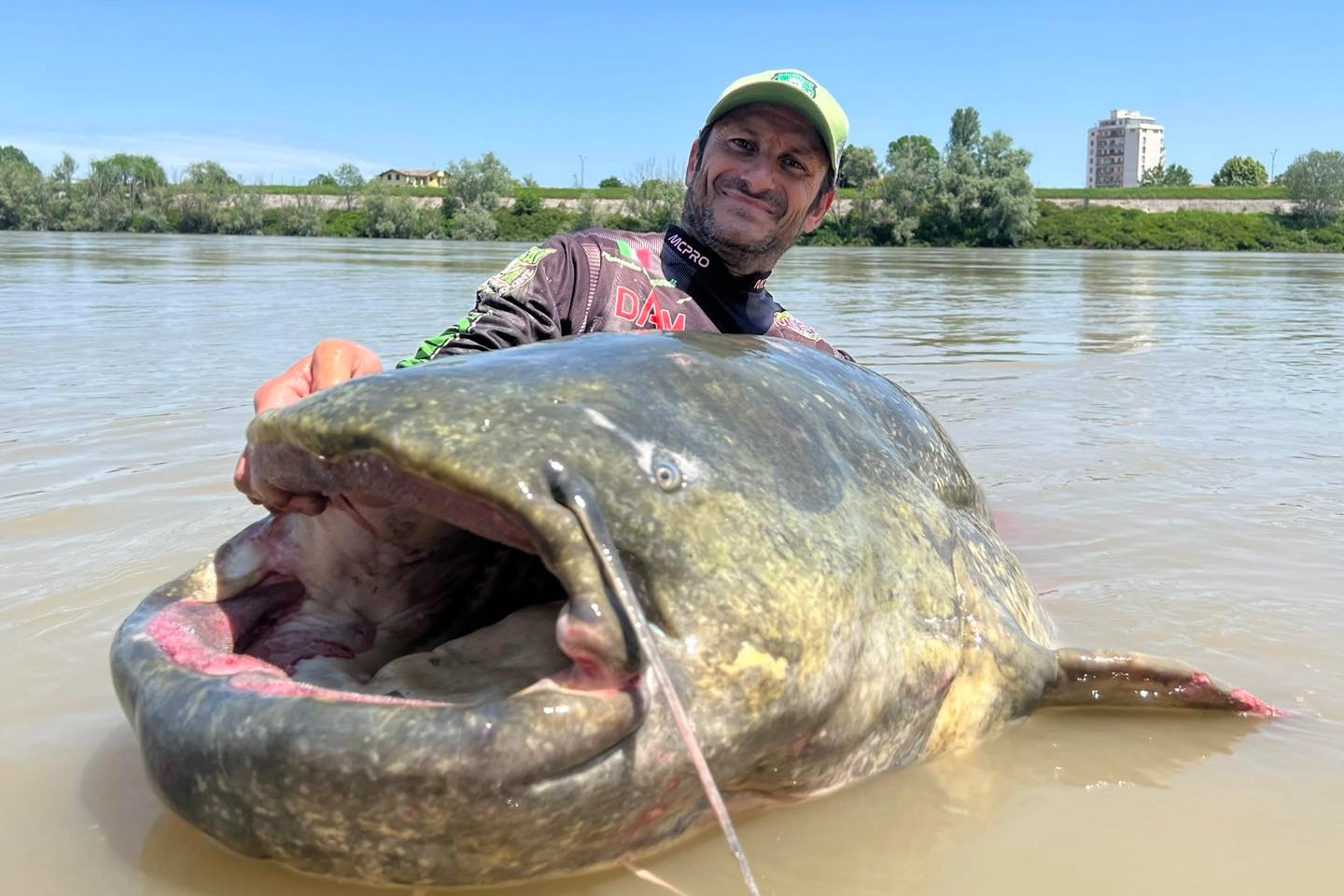 Alessandro Biancardi e il pesce siluro