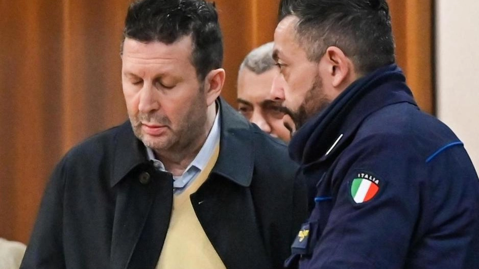 Alessandro Maja, in Tribunale a Busto Arsizio, in un’udienza del processo