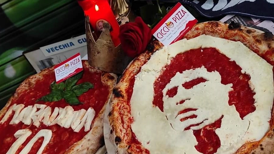 Le pizze speciali in onore di Diego Armando Maradona