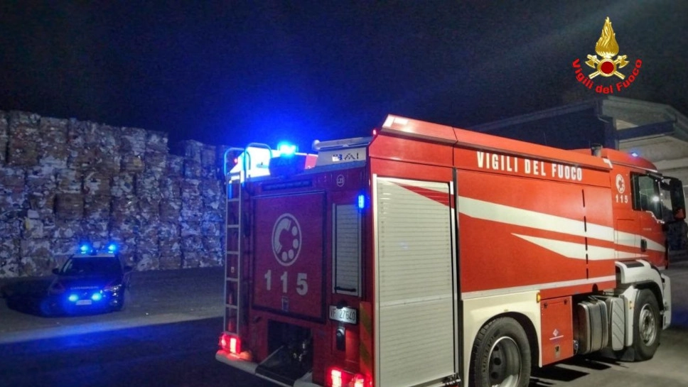 I vigili del fuoco a Calolziocorte I vigili del fuoco a Calolziocorte
