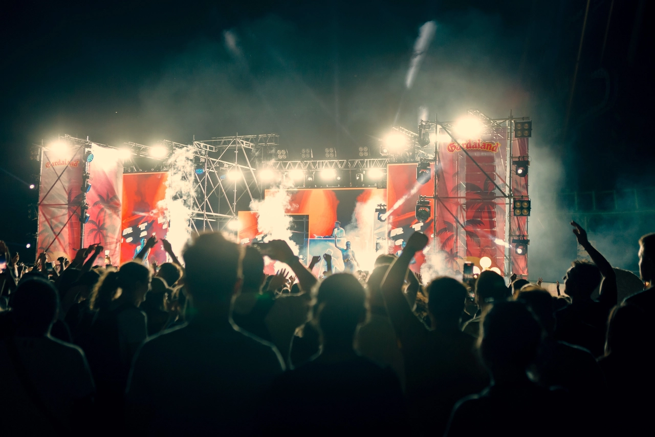 Le luci pirotecniche al Gardaland Summer Festival