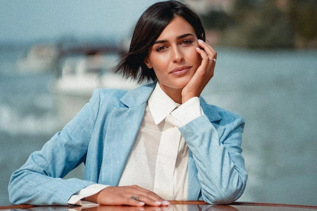 Un primo piano di Alice Sabatini