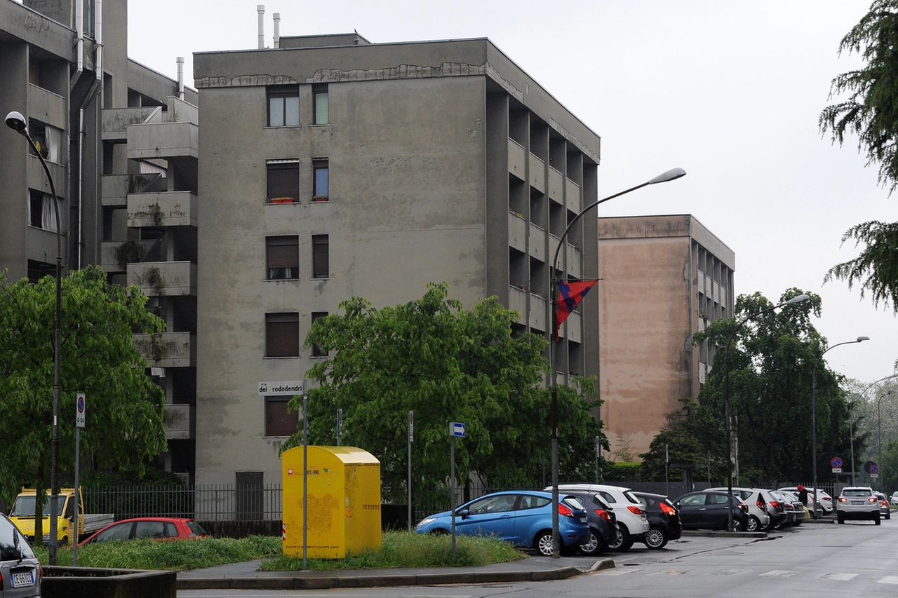 Il palazzo davanti a cui è avvenuta l'aggressione