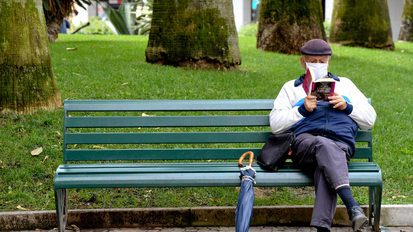 Un pensionato (Ansa)