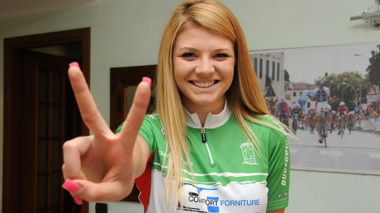 Martina Alzini, 17 anni, di Parabiago, fa parte della Nazionale Juniores di ciclismo femminile