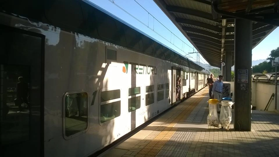 Un treno della Milano-Lecco