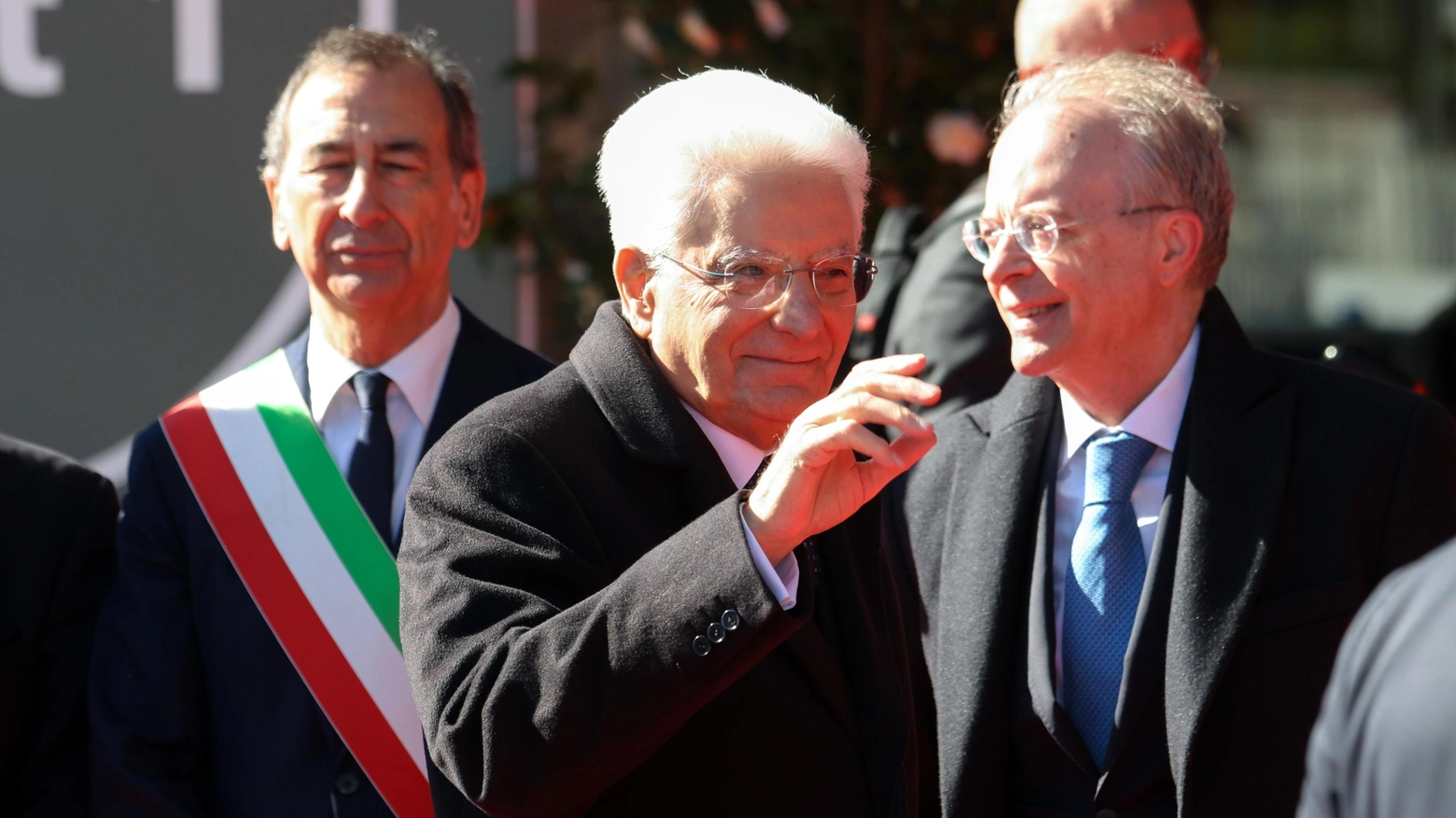 Il presidente della Repubblica Sergio Mattarella all'inaugurazione dell'anno accademico del San Raffaele