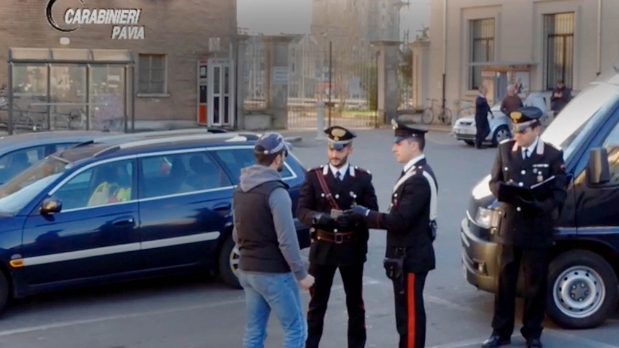 I carabinieri nel corso delle indagini