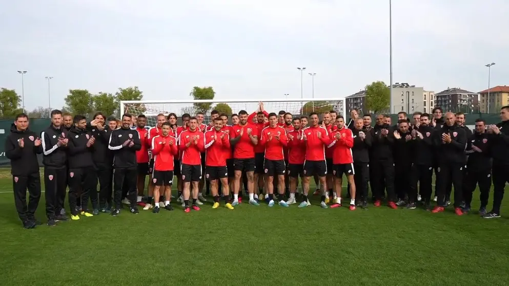 Gli auguri del Monza Calcio a Berlusconi