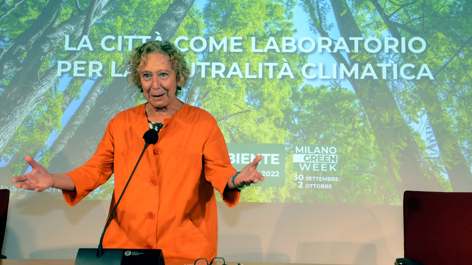 Elena Grandi, assessora all'Ambiente e Verde del Comune di Milano Elena Grandi, assessora all'Ambiente e Verde del Comune di Milano