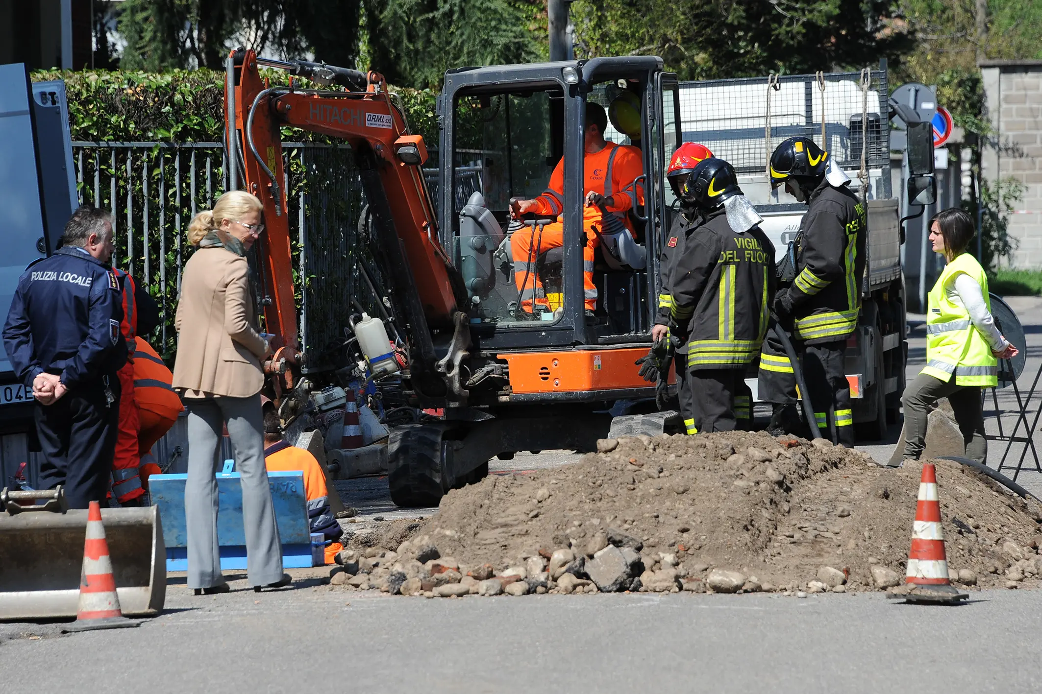 Fuga di gas a San Vittore Olona evacuato un intero quartiere