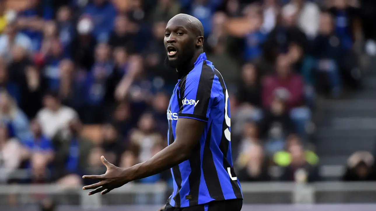 L'attaccante dell'Inter Romelu Lukaku L'attaccante dell'Inter Romelu Lukaku