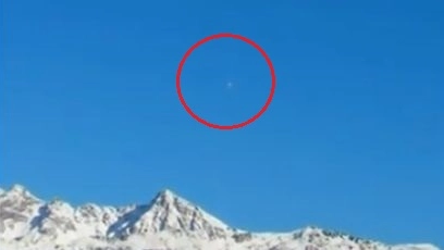 Ufo, un frame del video trasmesso da Teleunica Sondrio
