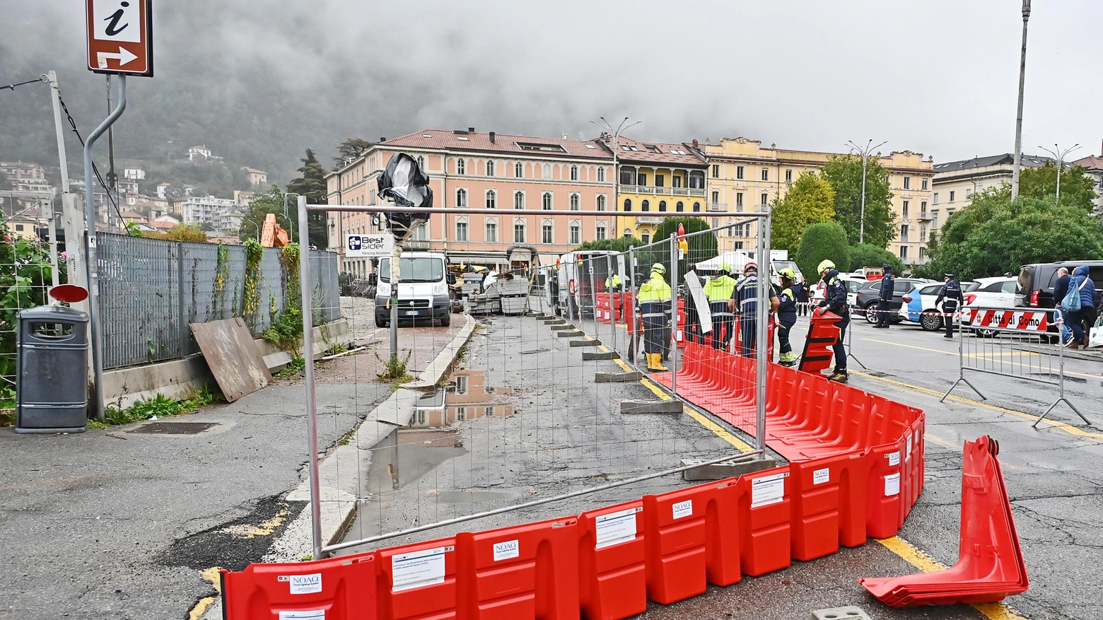 Paratie mobili per rischio esondazione lago di Como