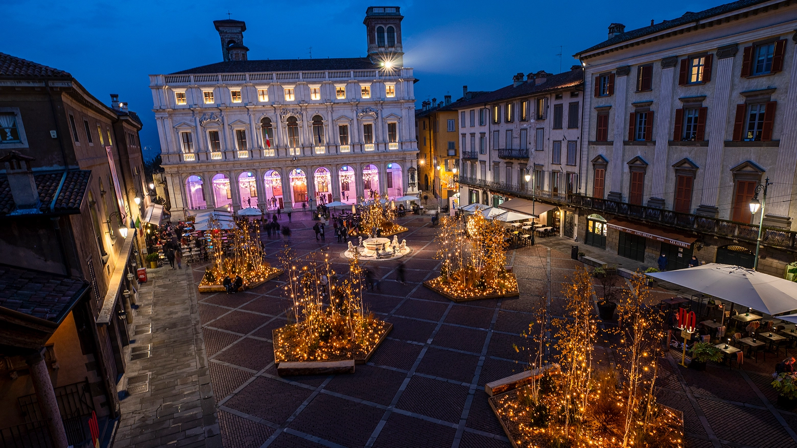 Piazza Vecchia a Bergamo