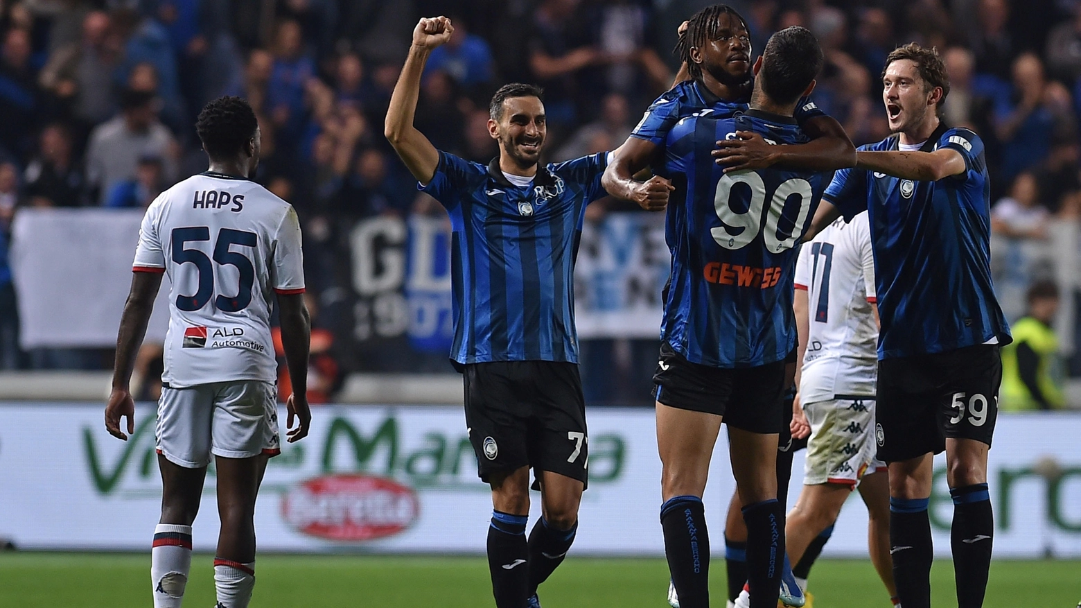 Quarta vittoria in cinque gare casalinghe per la squadra di Gasperini, con un pareggio contro la Juventus, e quinta gara interna su cinque senza subire gol al Gewiss Stadium