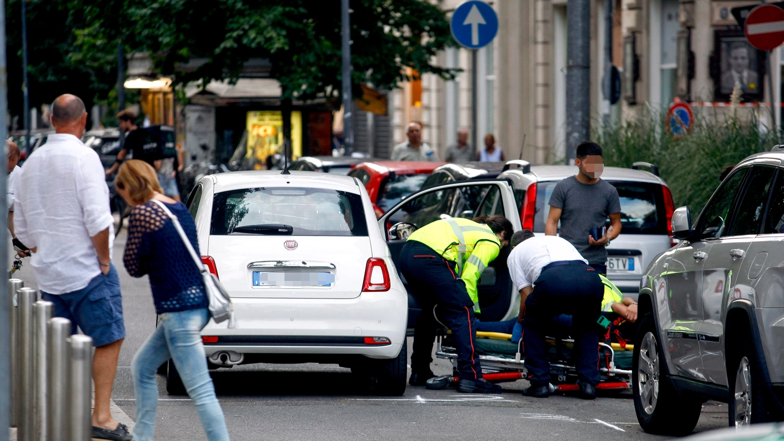 L'incidente in piazza Oberdan