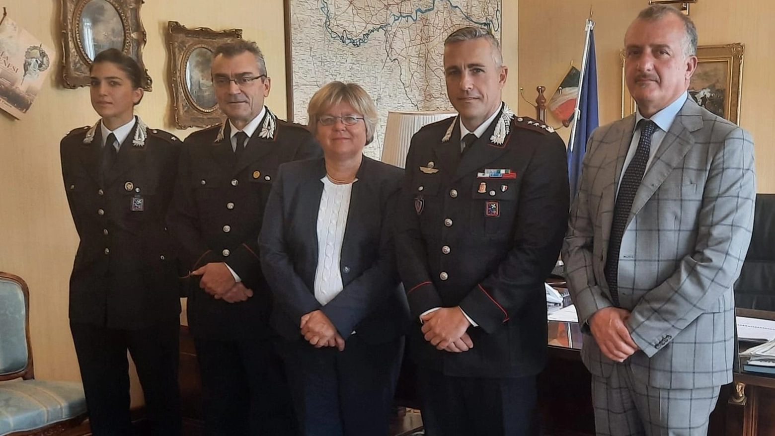Pavia, i nuovi ufficiali ricevuti dal prefetto Pavia, i nuovi ufficiali ricevuti dal prefetto