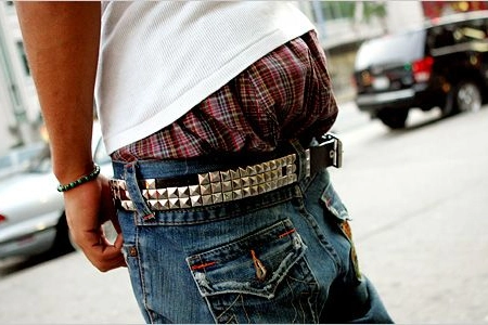 Boxer fuori dai pantaloni