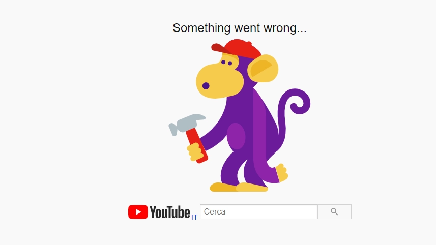 Google down, il problema su Youtube