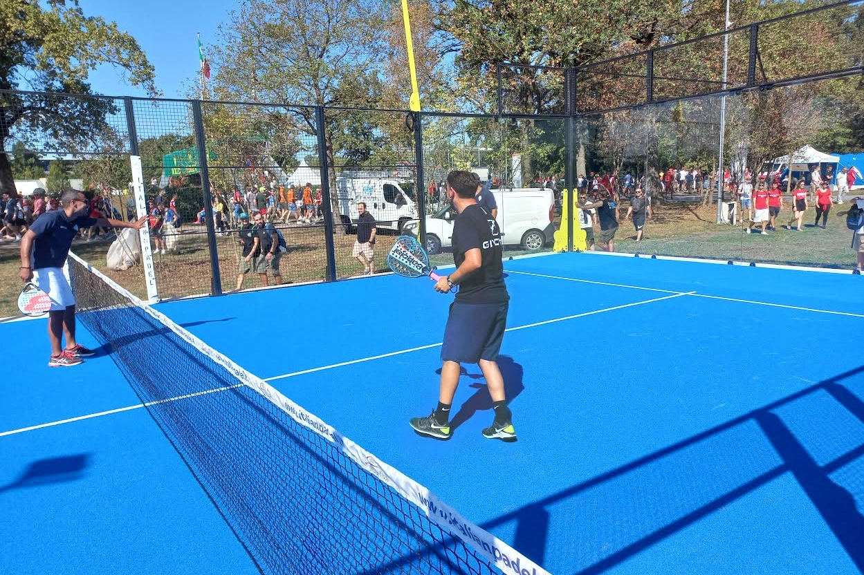 Campo di padel al Fan Zone