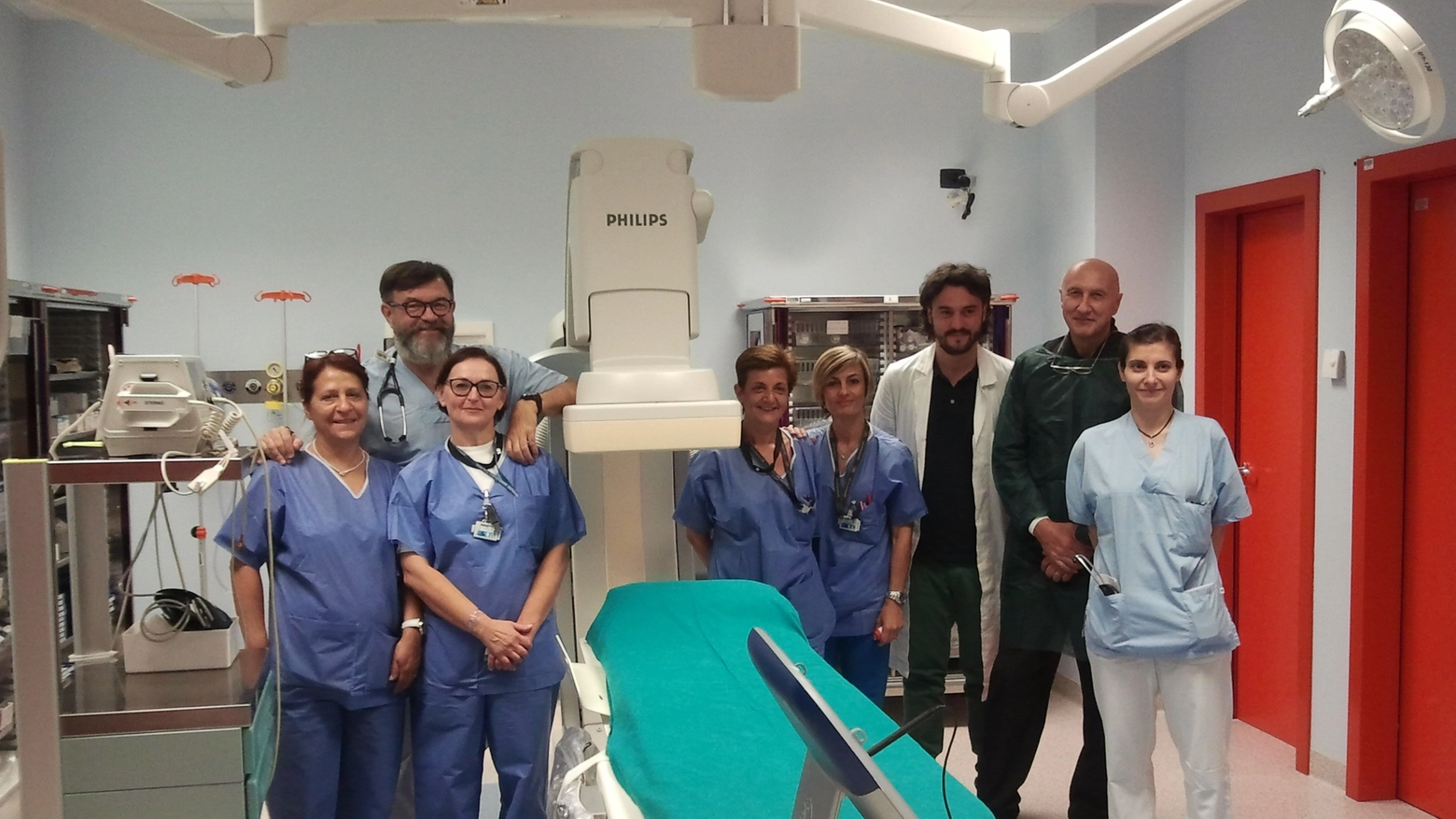 Il nuovo angiografo inaugurato all'ospedale Sant'Anna