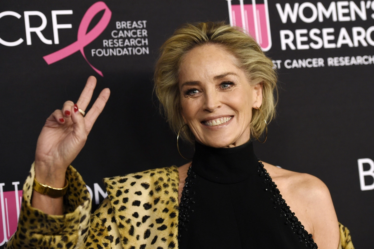 Sharon Stone in una foto recente