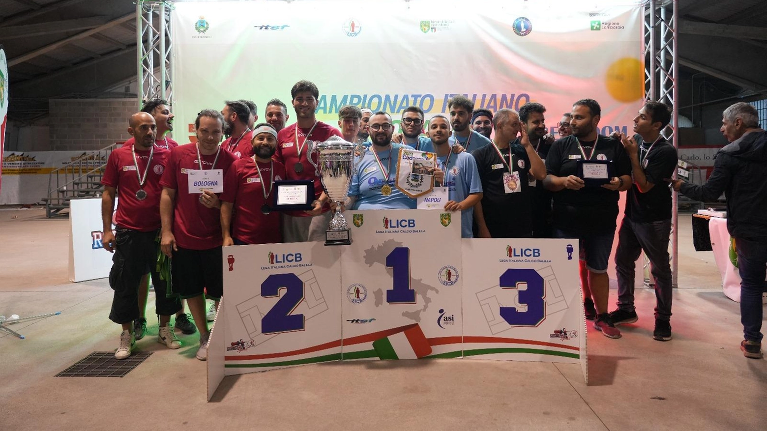 Una “rullata” al Covid. Assegnati a Codogno i titoli italiani a squadre di calciobalilla