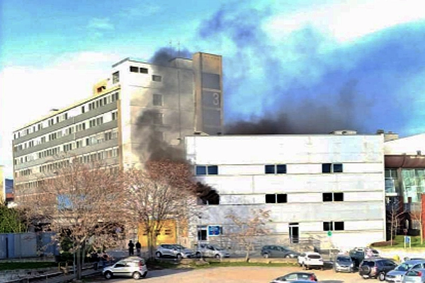 Incendio ospedale Seriate