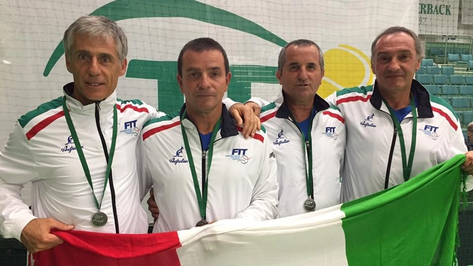Da sinistra Alessio Frontespezi, Fernando Cavalleri, Ivano Merolli e Fabio Pozzi