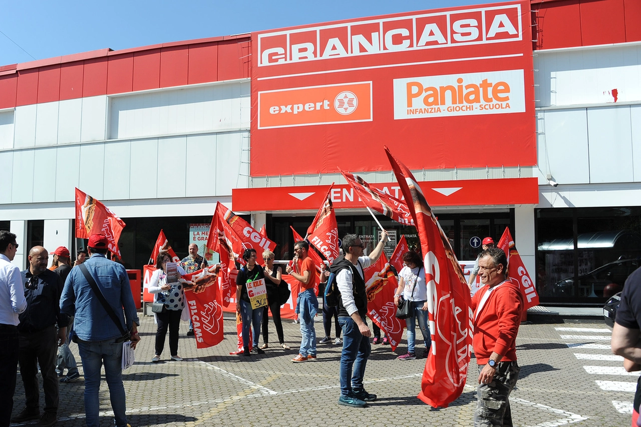 Sciopero alla Grancasa