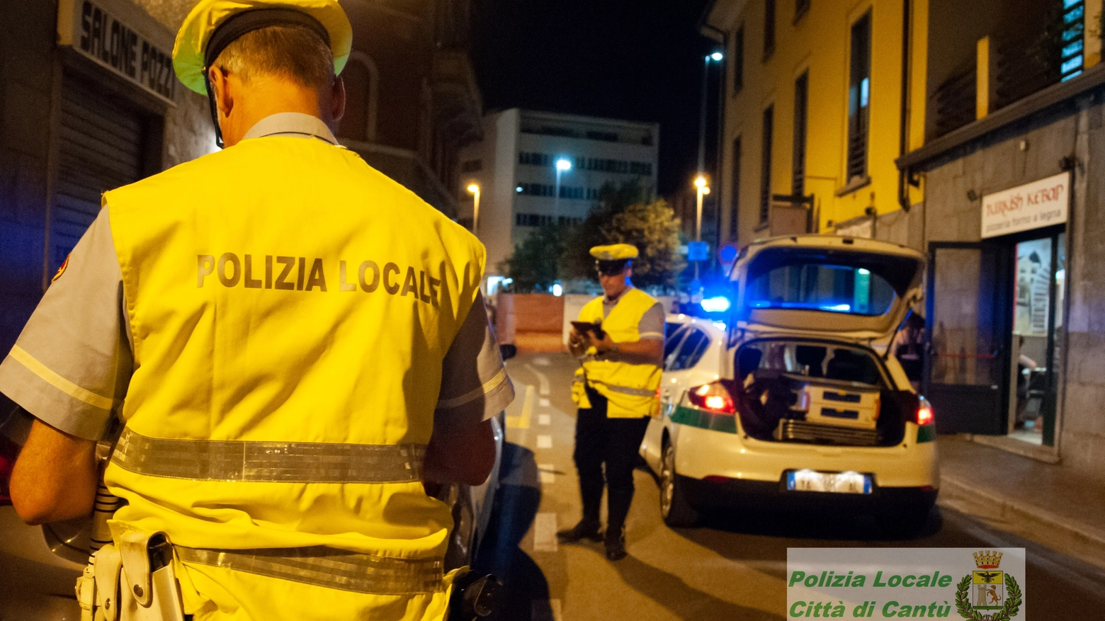 La polizia municipale di Cantù ha aumentato i controlli contro gli ubriachi al volante