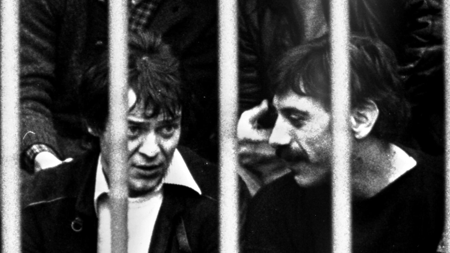 Da sinistra Renato Vallanzasca e Corrado Alunni a processo