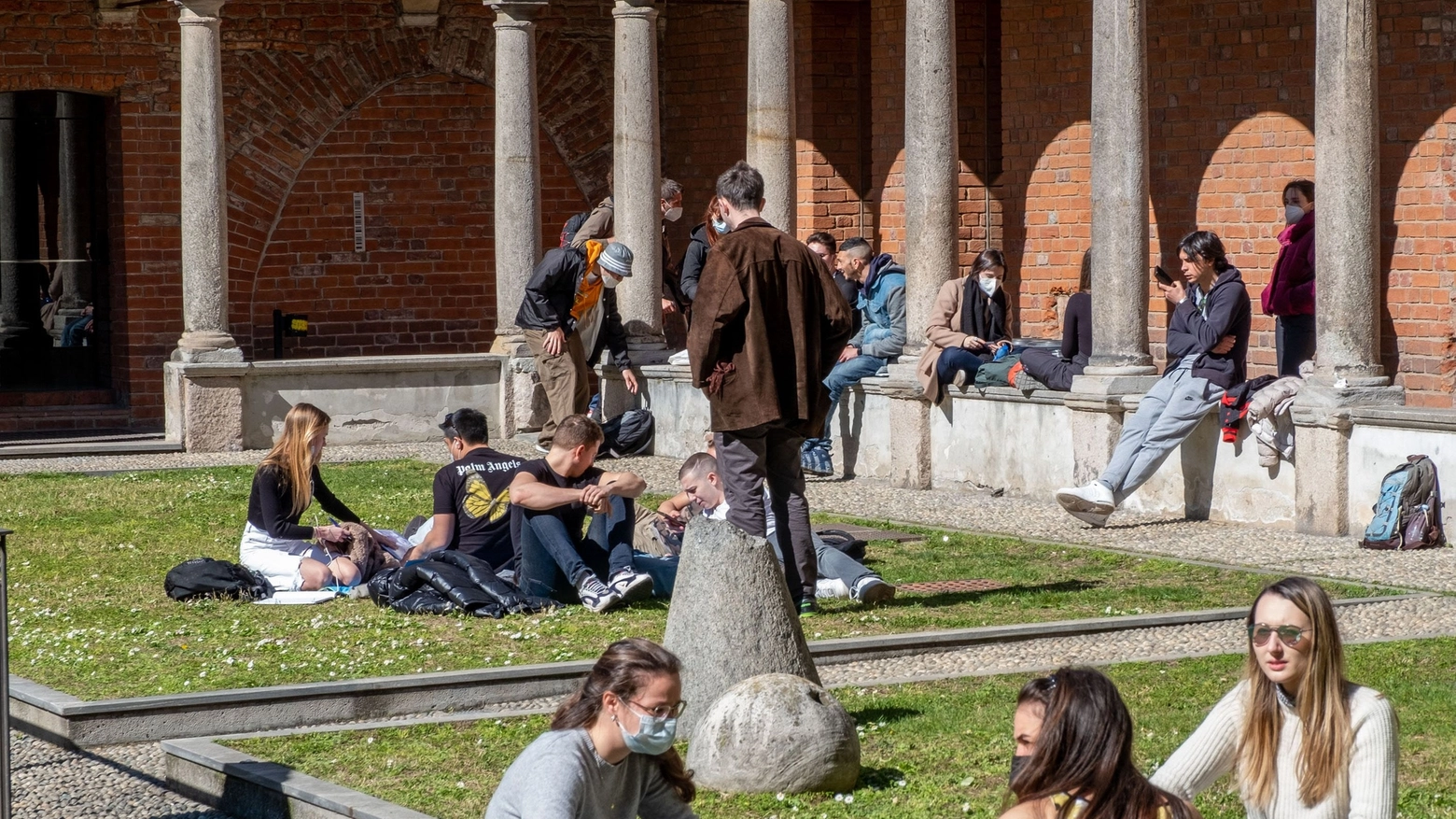 Studenti all'Università Statale di Milano